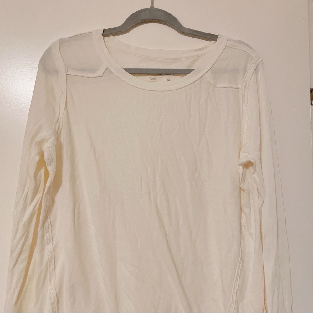 We The Free Off White Long Sleeve T Shirt Size XL - Picture 3 of 12